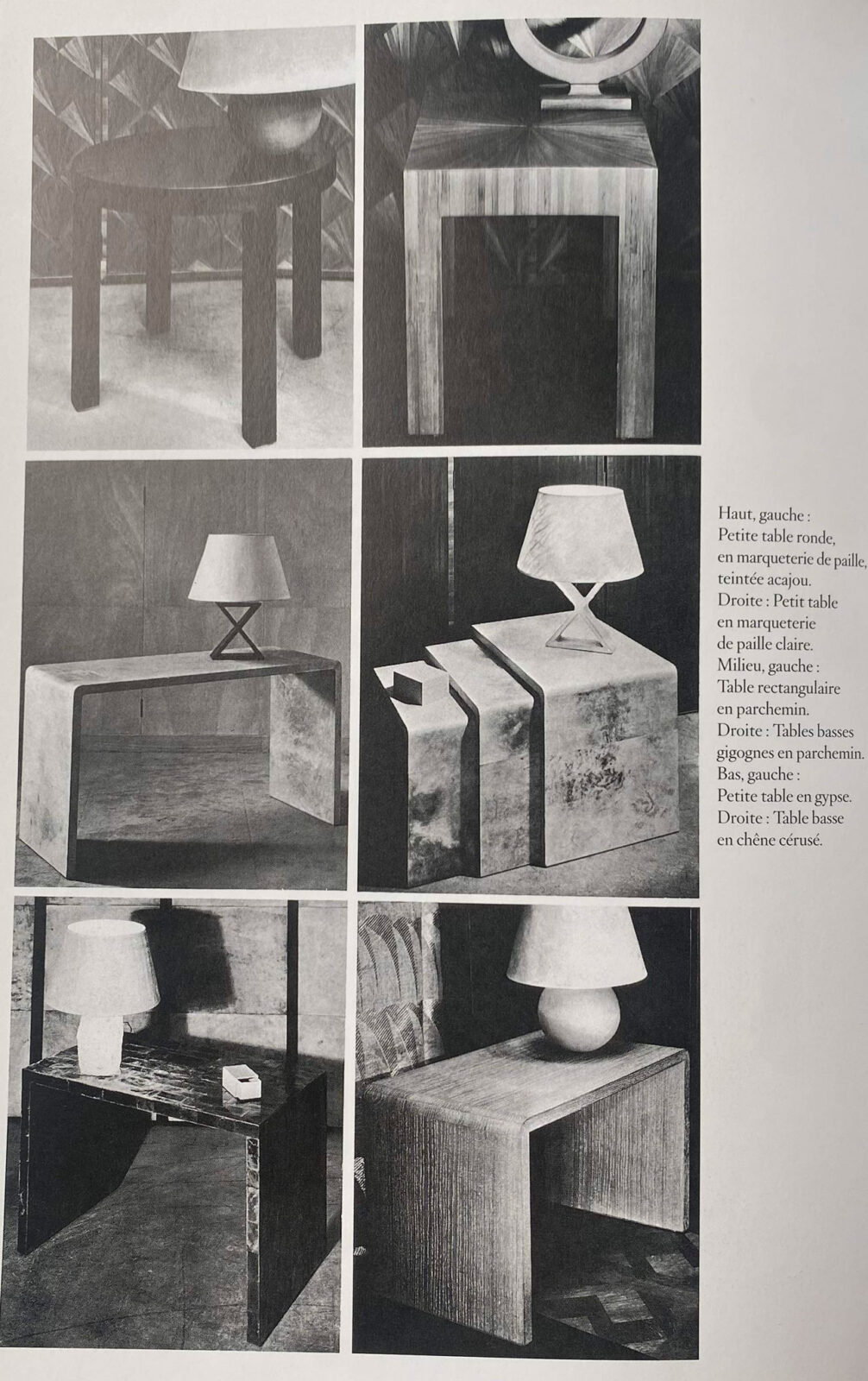 Atelier LASTO - Stéphanie TROLEZ - Tables Jean-Michel Frank