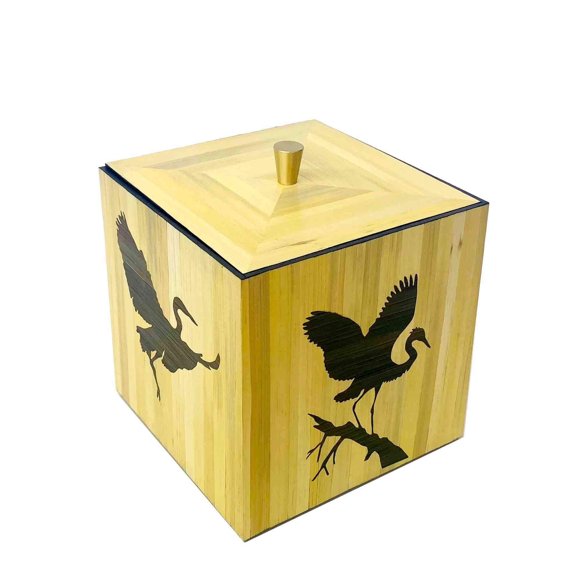 Atelier LASTO - Stéphanie TROLEZ - Boîtes décoratives - Collection L'envol - Hérons