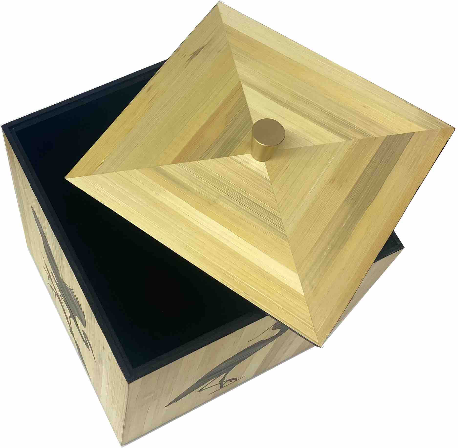 Atelier LASTO - Stéphanie TROLEZ - Boîtes décoratives - Collection L'envol - Hérons