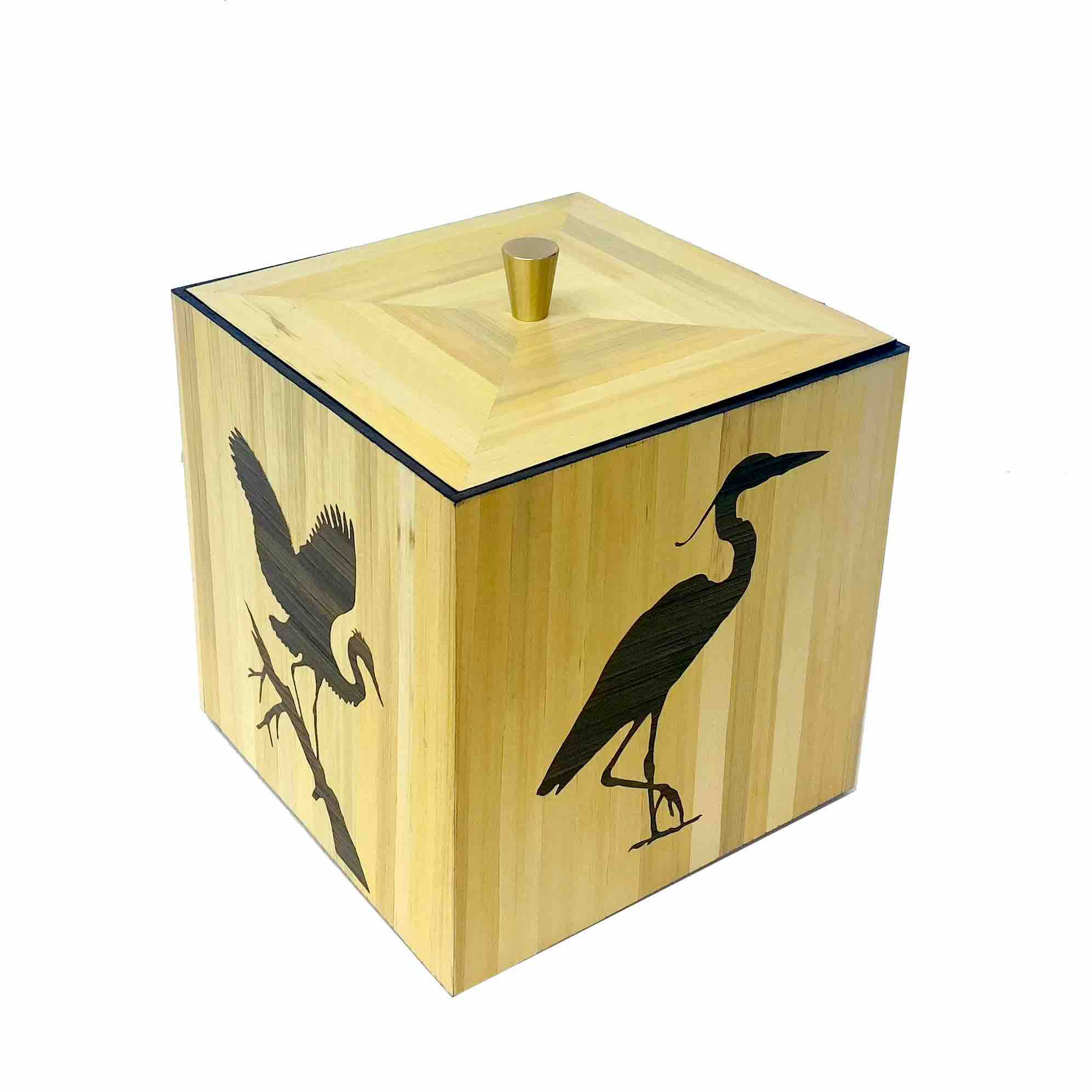 Atelier LASTO - Stéphanie TROLEZ - Boîtes décoratives - Collection L'envol - Hérons