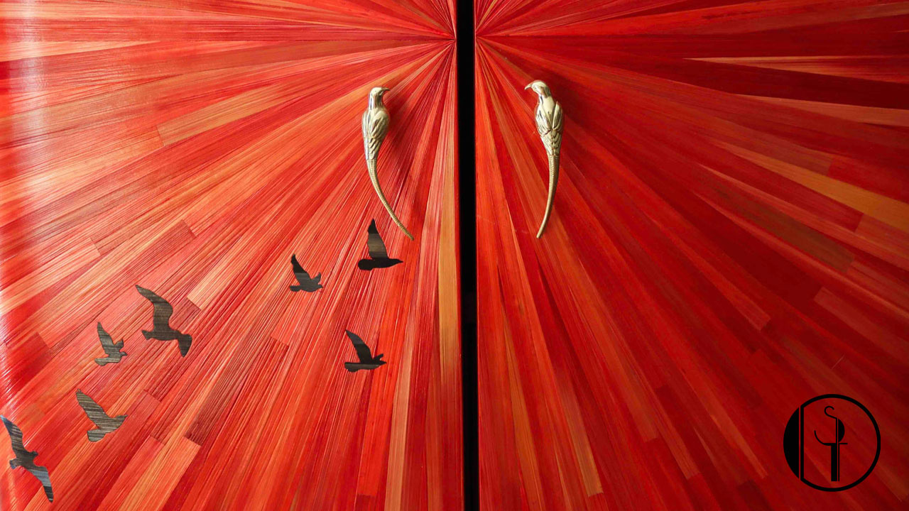 Atelier LASTO - Stéphanie TROLEZ - Ébénisterie - Marqueterie de paille