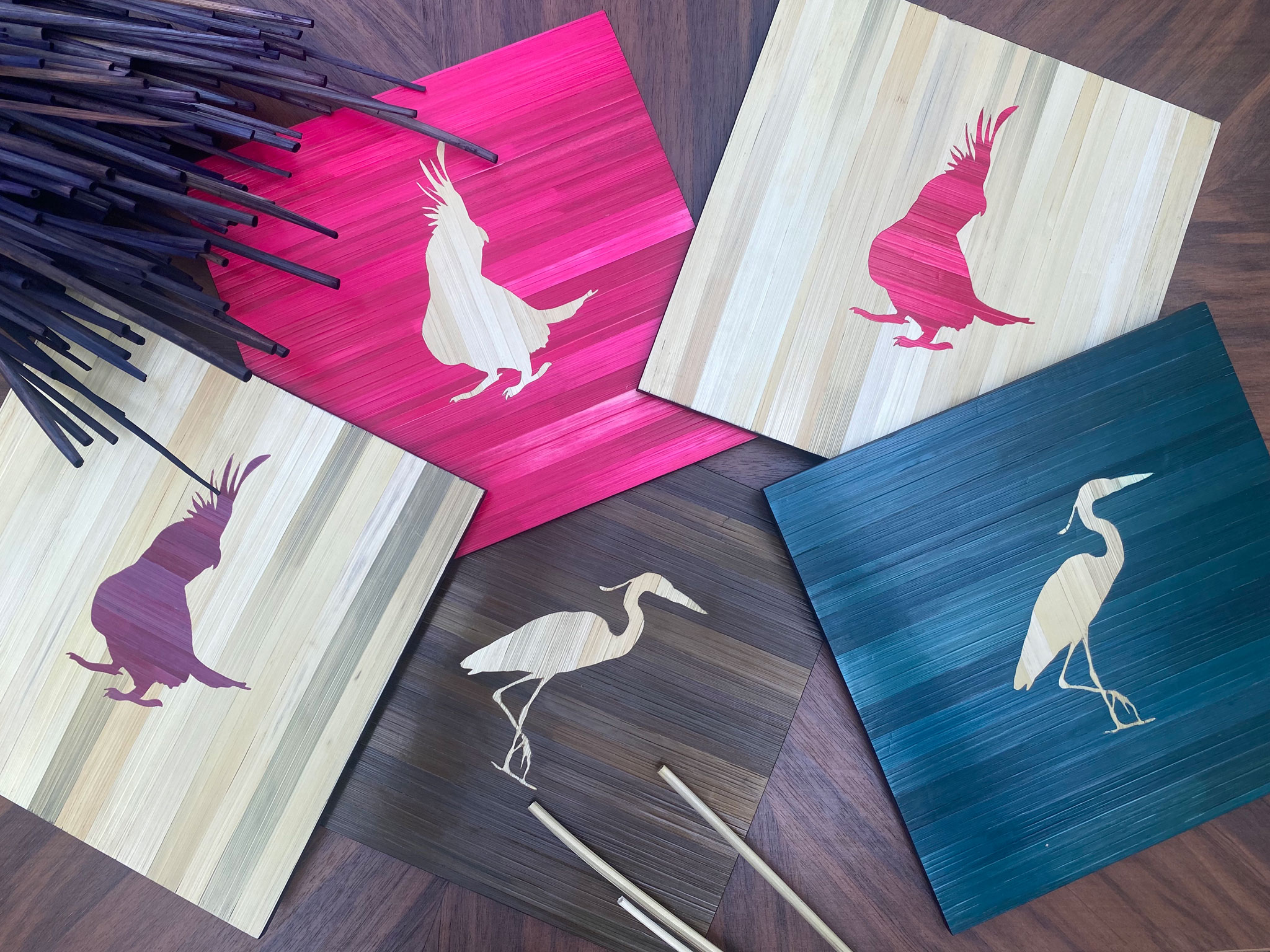 Atelier LASTO - Stéphanie TROLEZ - Dessous de plat - Collection L'envol