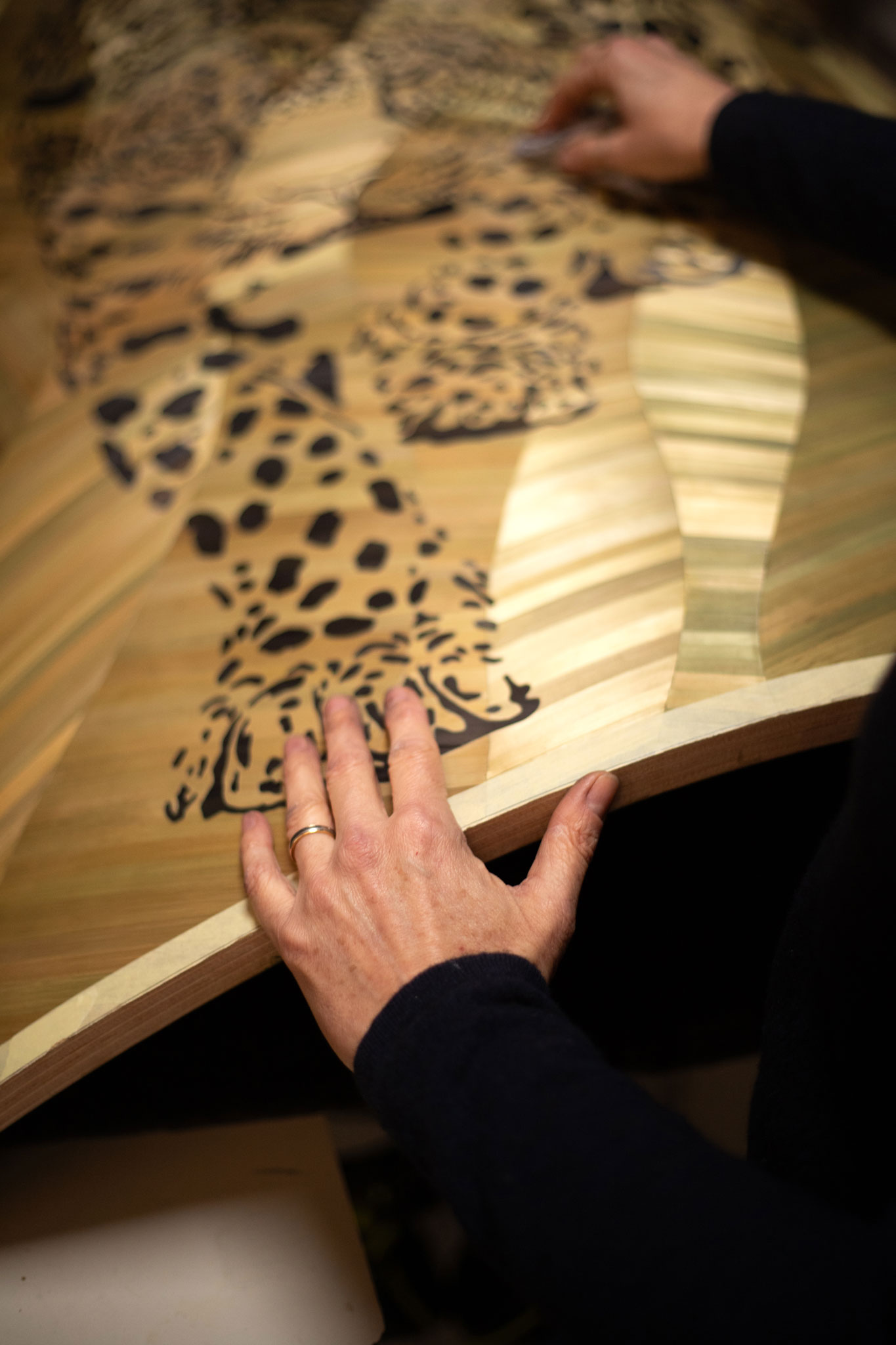 Atelier LASTO - Stéphanie TROLEZ - Paravent Échappée sauvage