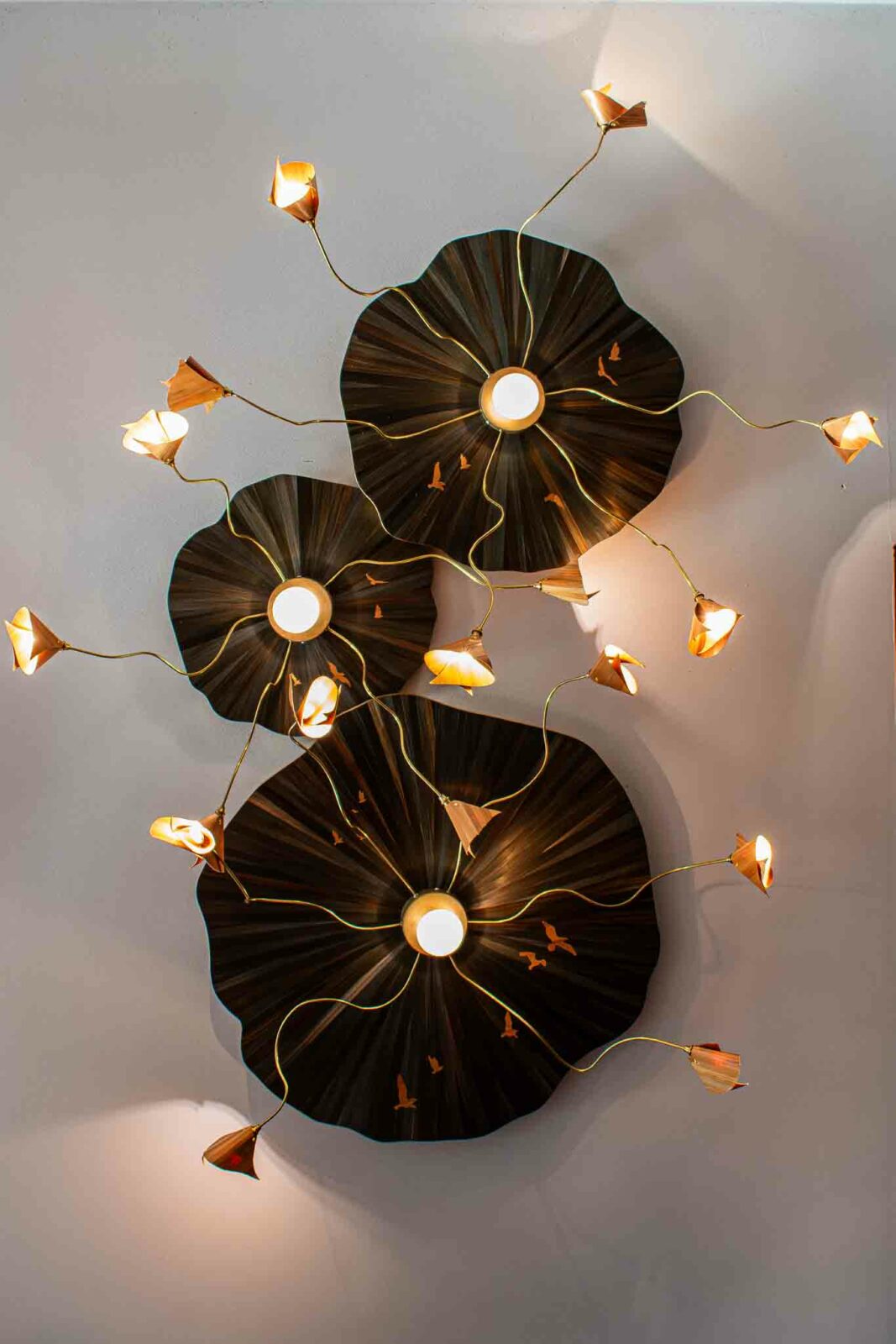 Atelier LASTO - Stéphanie TROLEZ - Applique Nymphéa